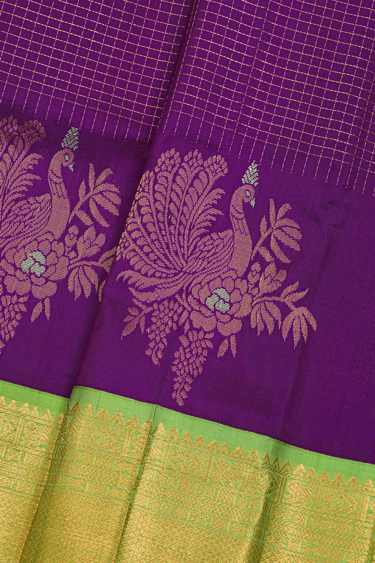 Kuppadam Sico Purple Saree