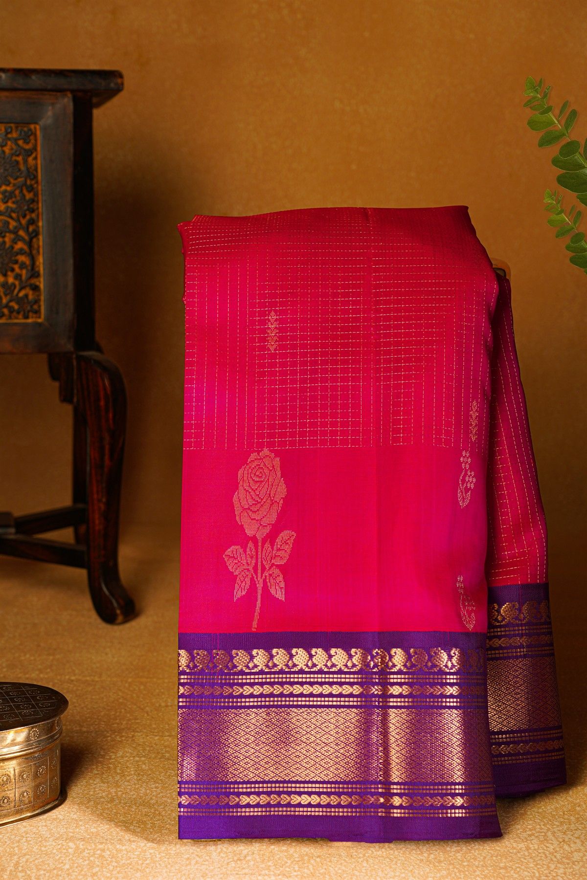 Kuppadam Sico Pink Saree