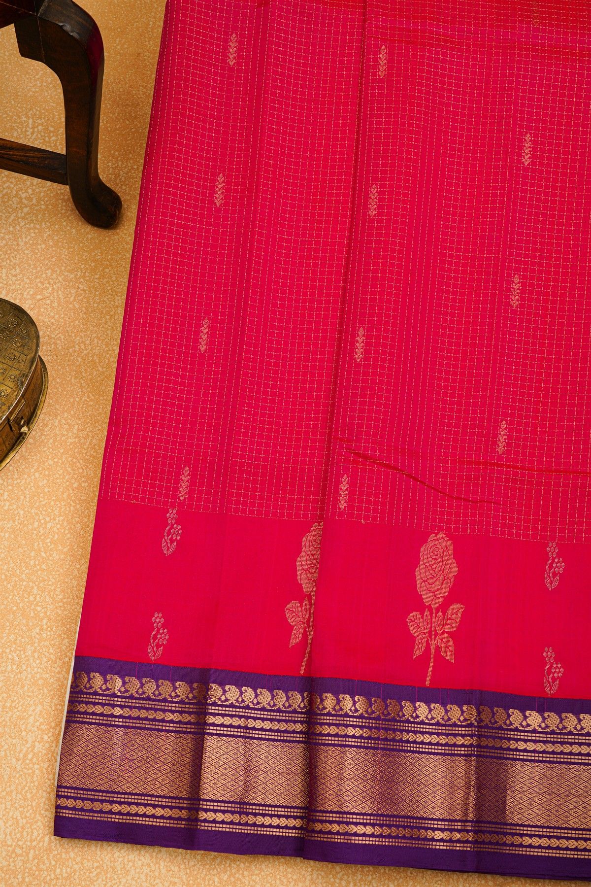 Kuppadam Sico Pink Saree