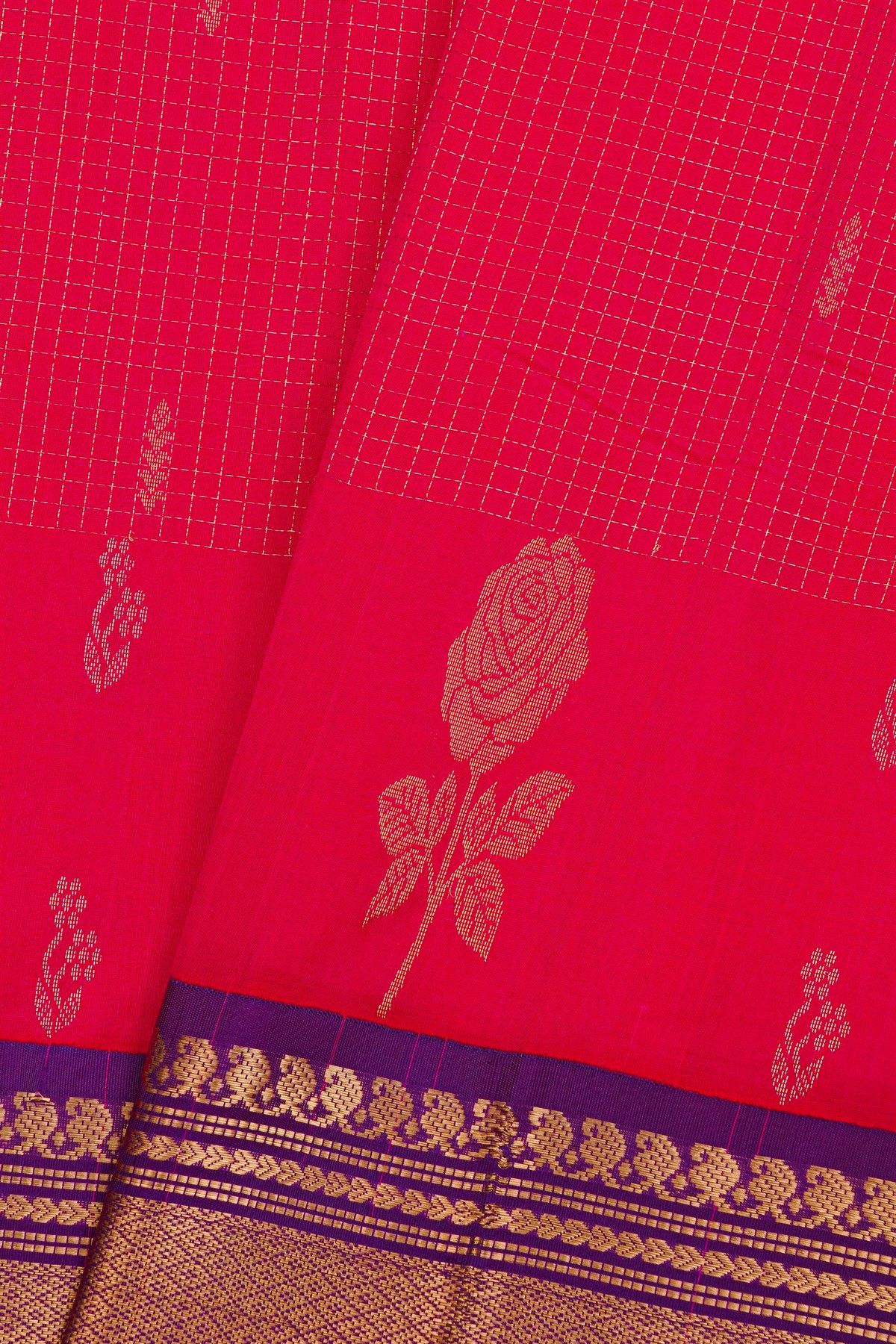 Kuppadam Sico Pink Saree