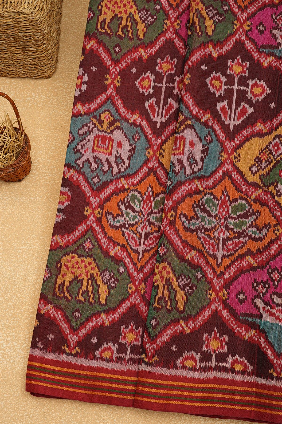 Patola Silk Multi-Colour Saree