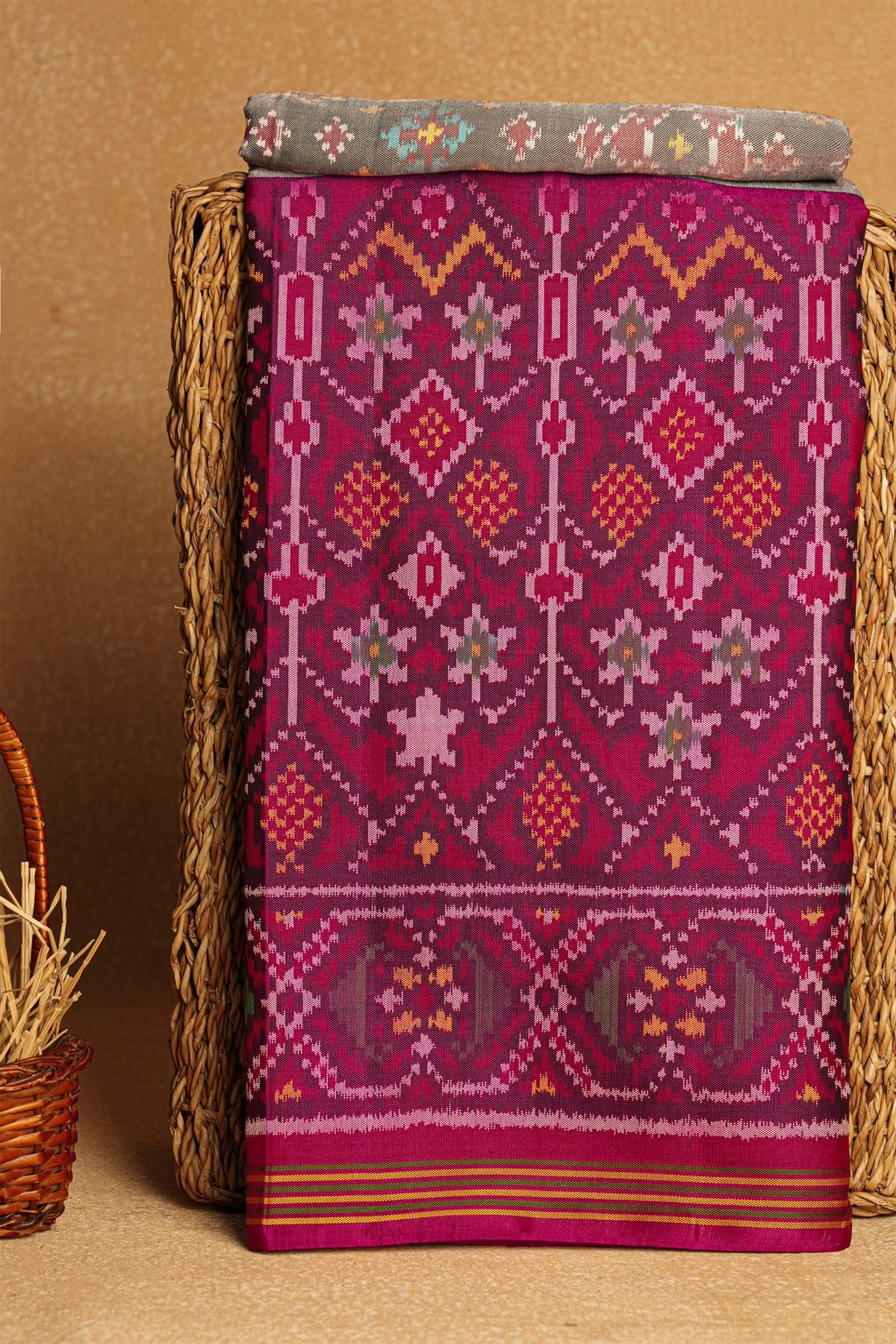 Patola Silk Multi-Colour Saree