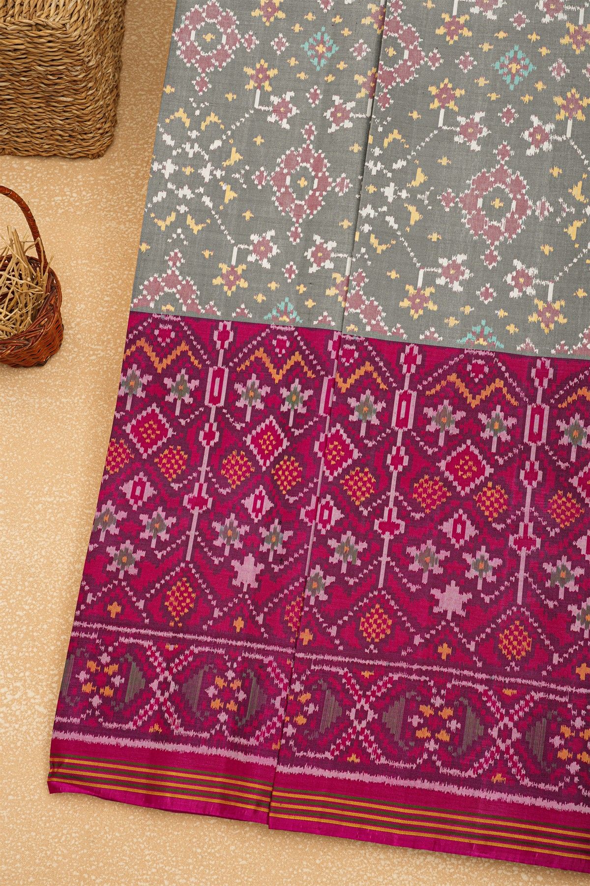 Patola Silk Multi-Colour Saree