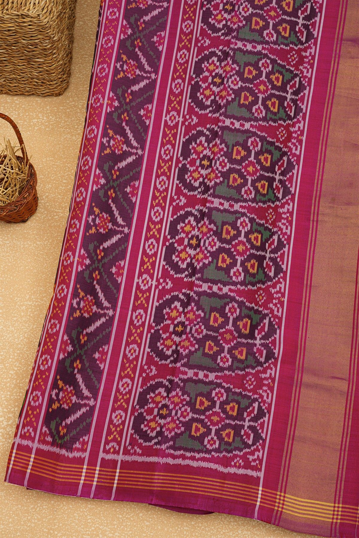 Patola Silk Purple Saree