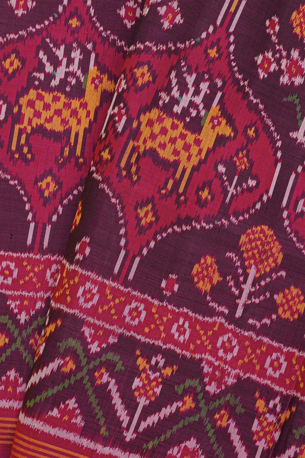 Patola Silk Purple Saree