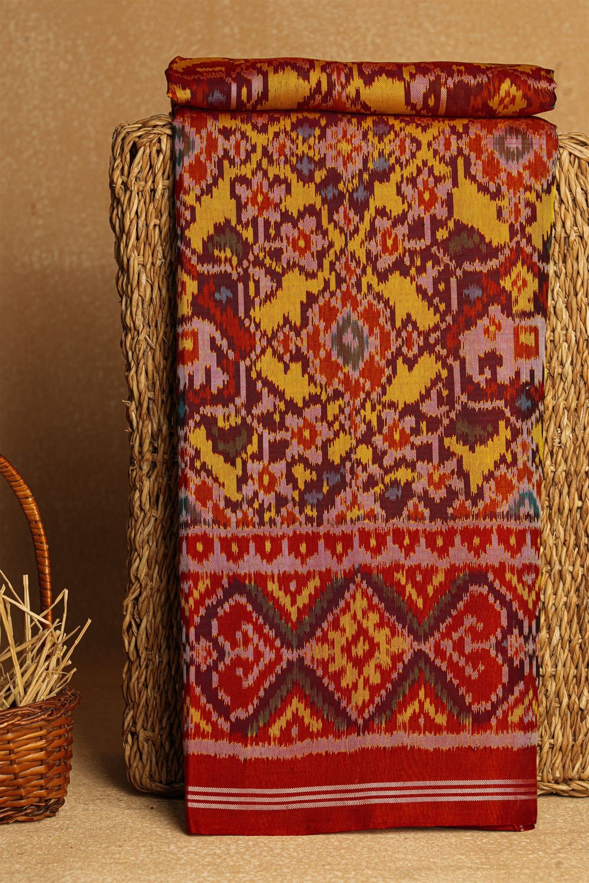 Patola Silk Multi-Colour Saree
