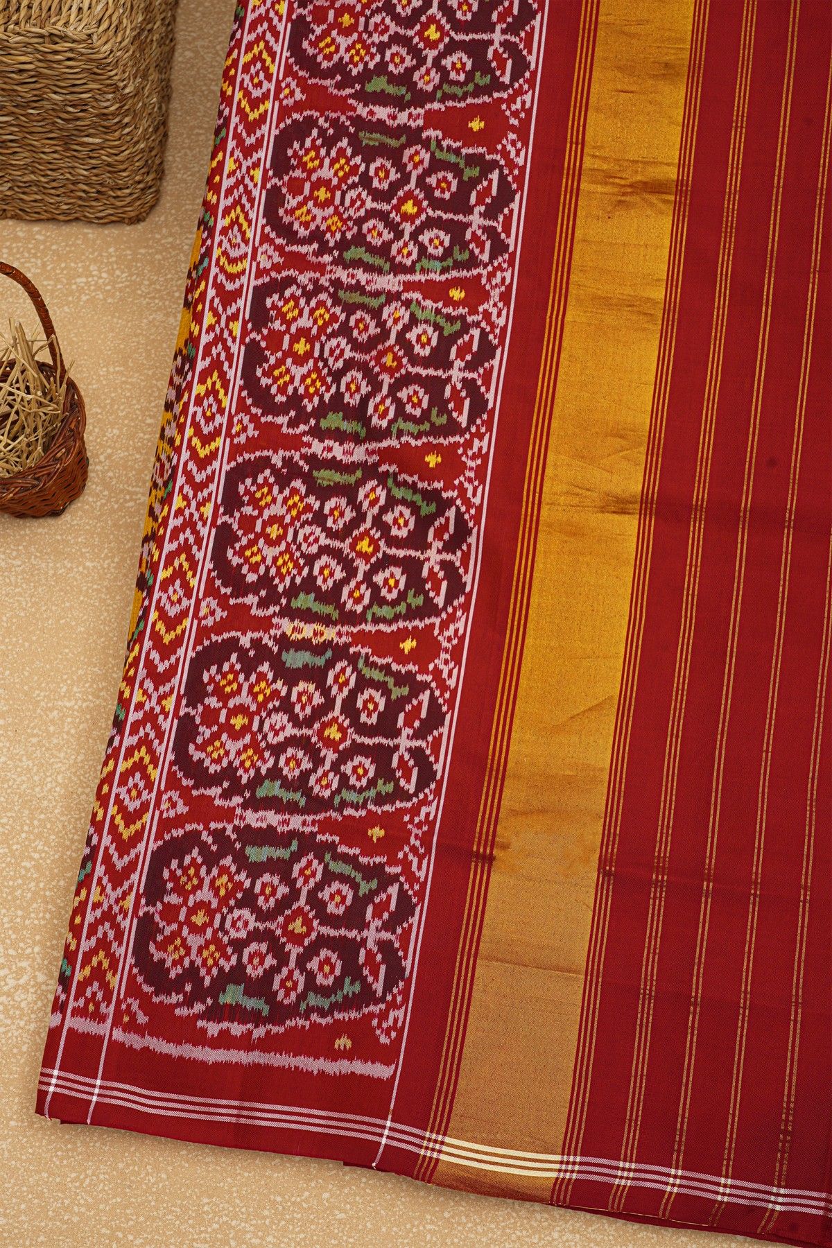 Patola Silk Multi-Colour Saree
