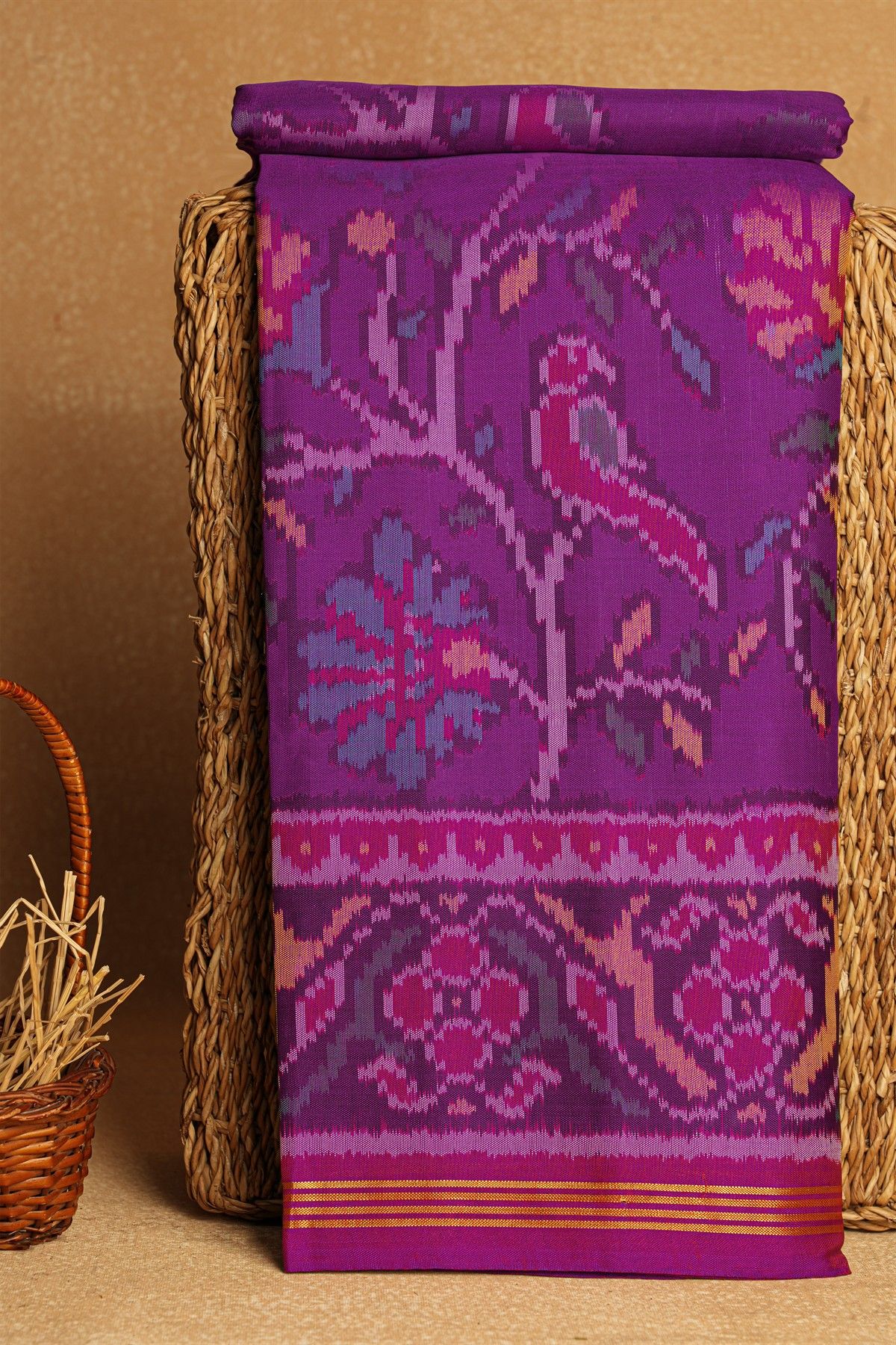 Patola Silk Purple Saree