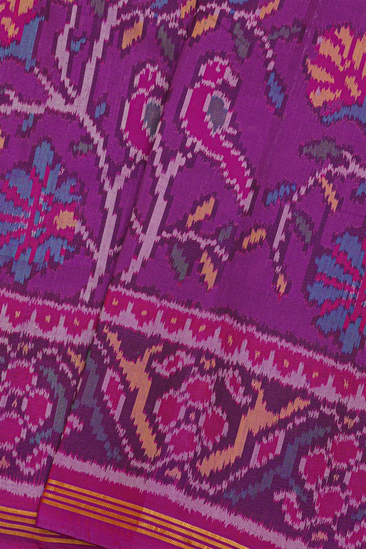 Patola Silk Purple Saree