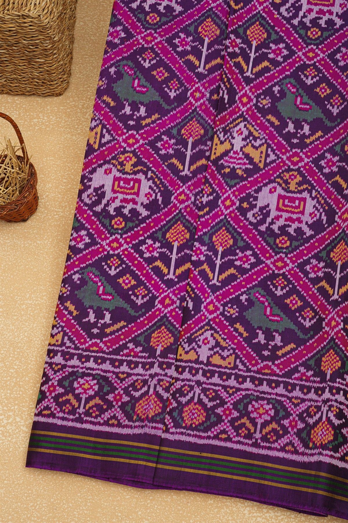 Patola Silk Purple Saree