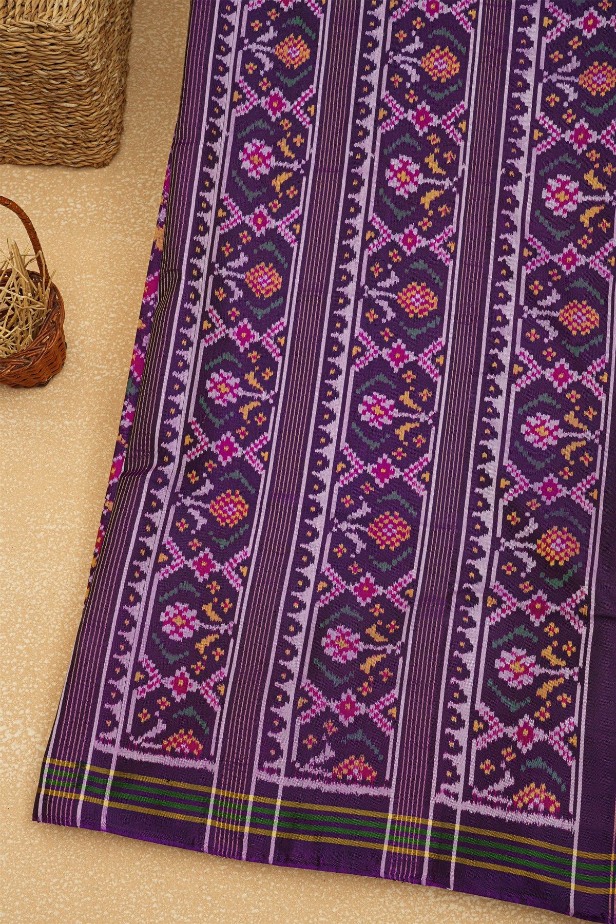 Patola Silk Purple Saree
