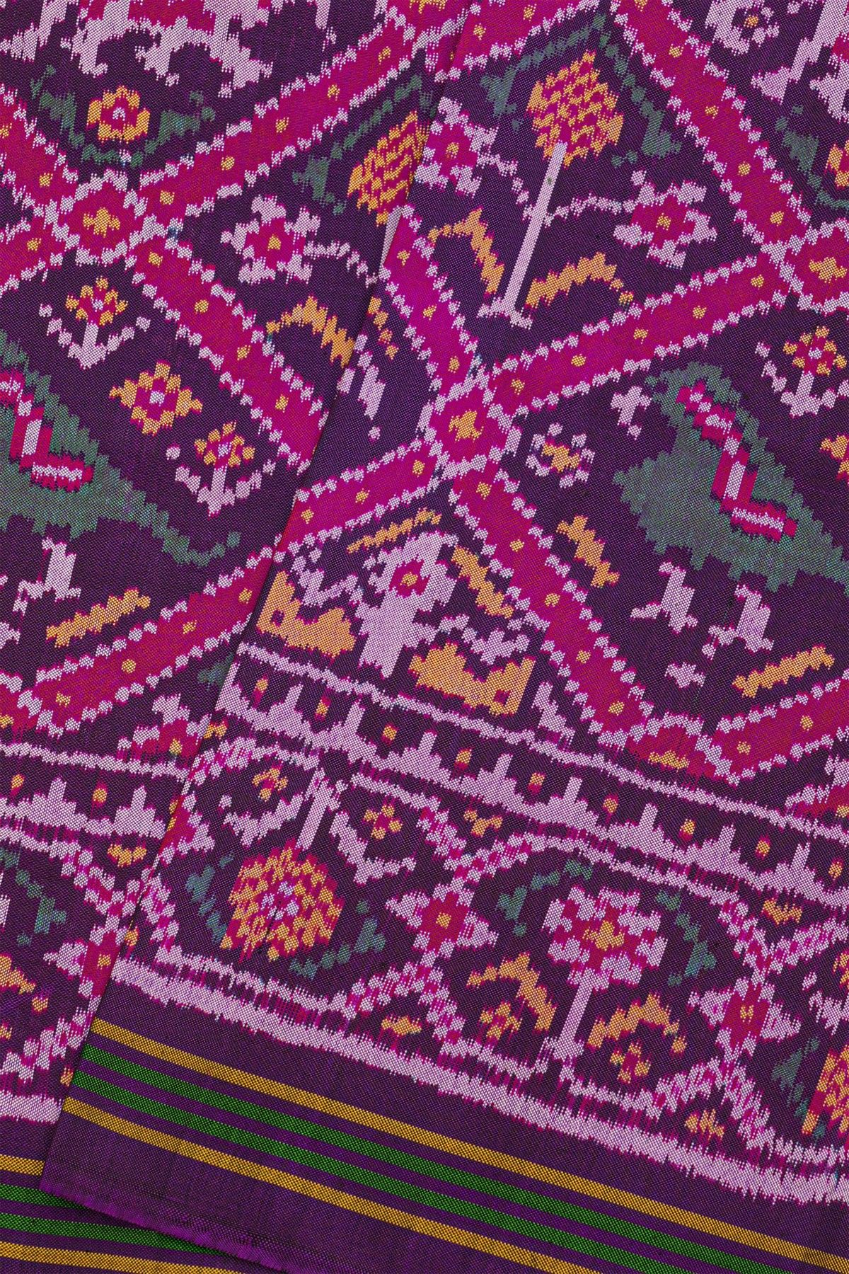 Patola Silk Purple Saree