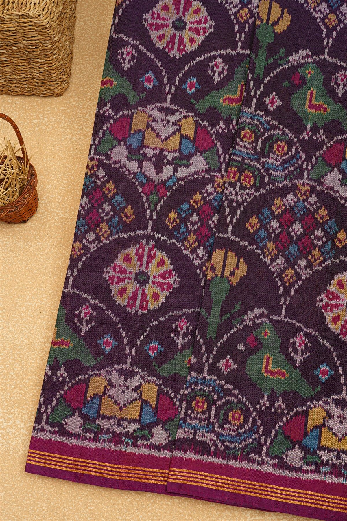 Patola Silk Purple Saree