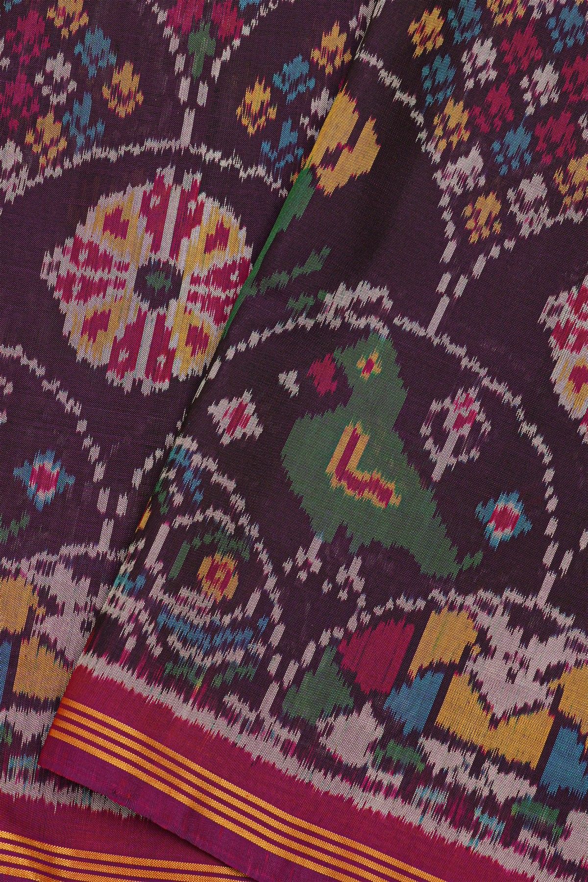 Patola Silk Purple Saree