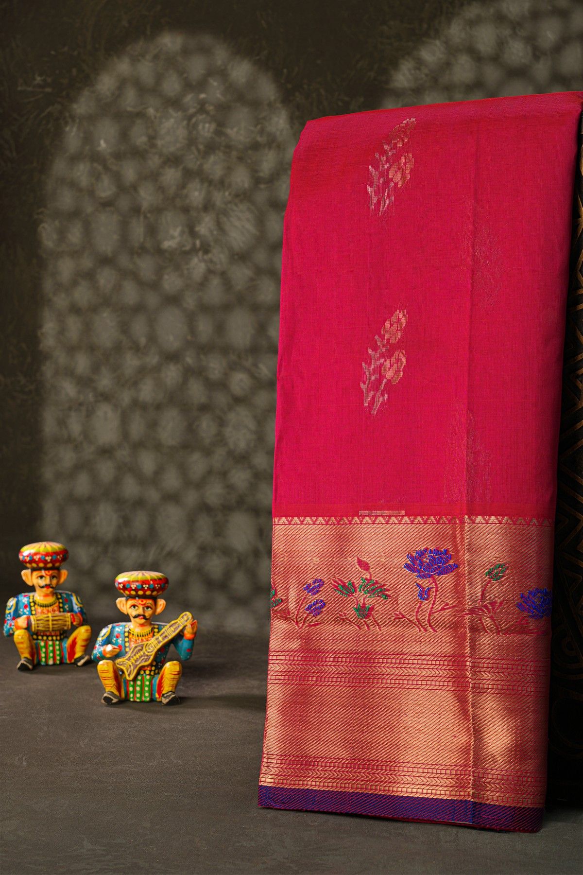 Kuppadam Sico Pink Saree