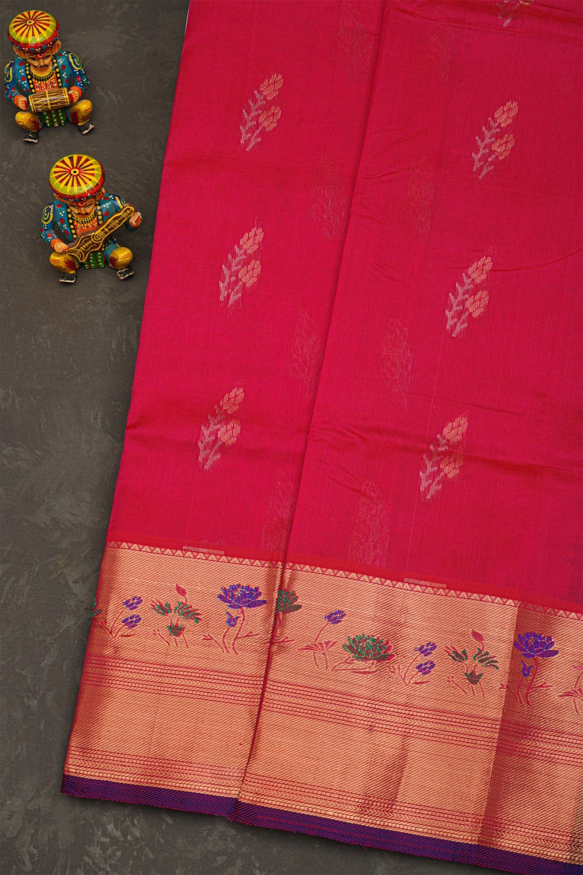 Kuppadam Sico Pink Saree