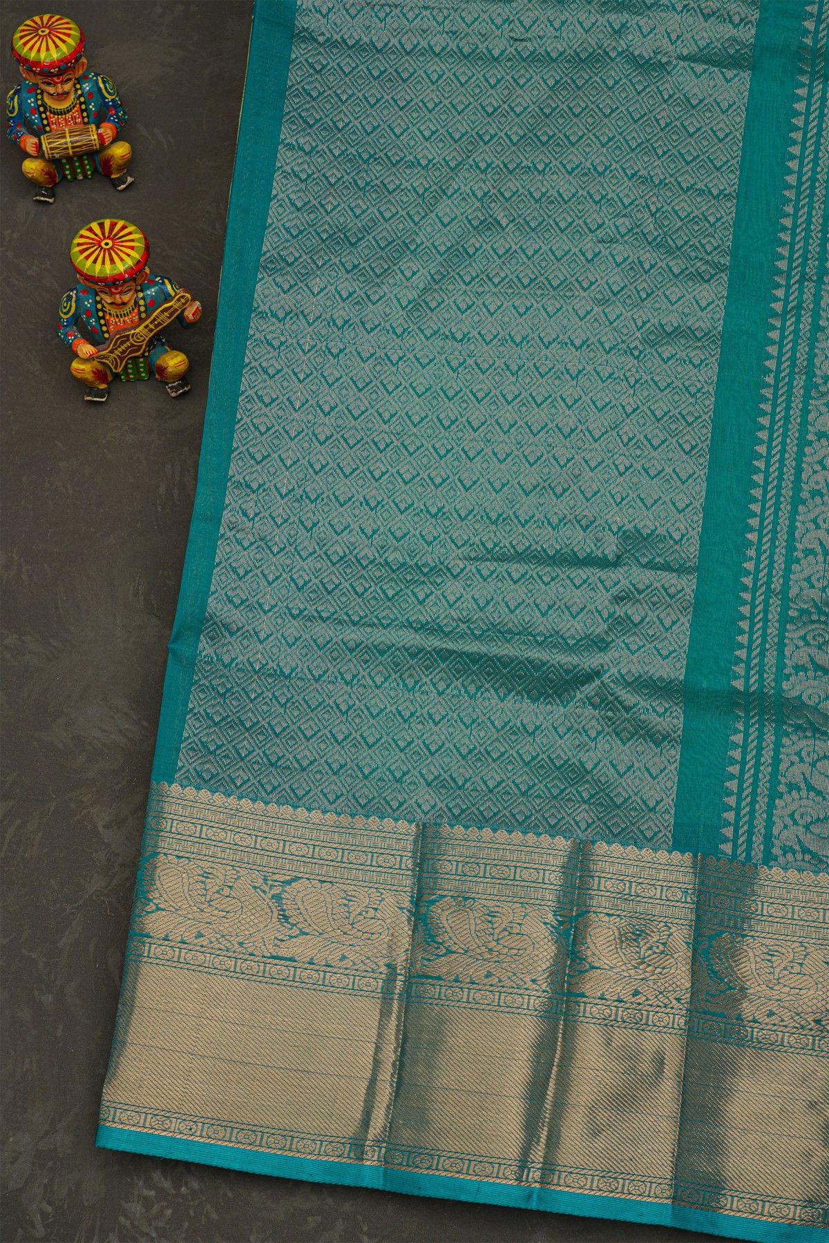 Kuppadam Sico Sea Green Saree