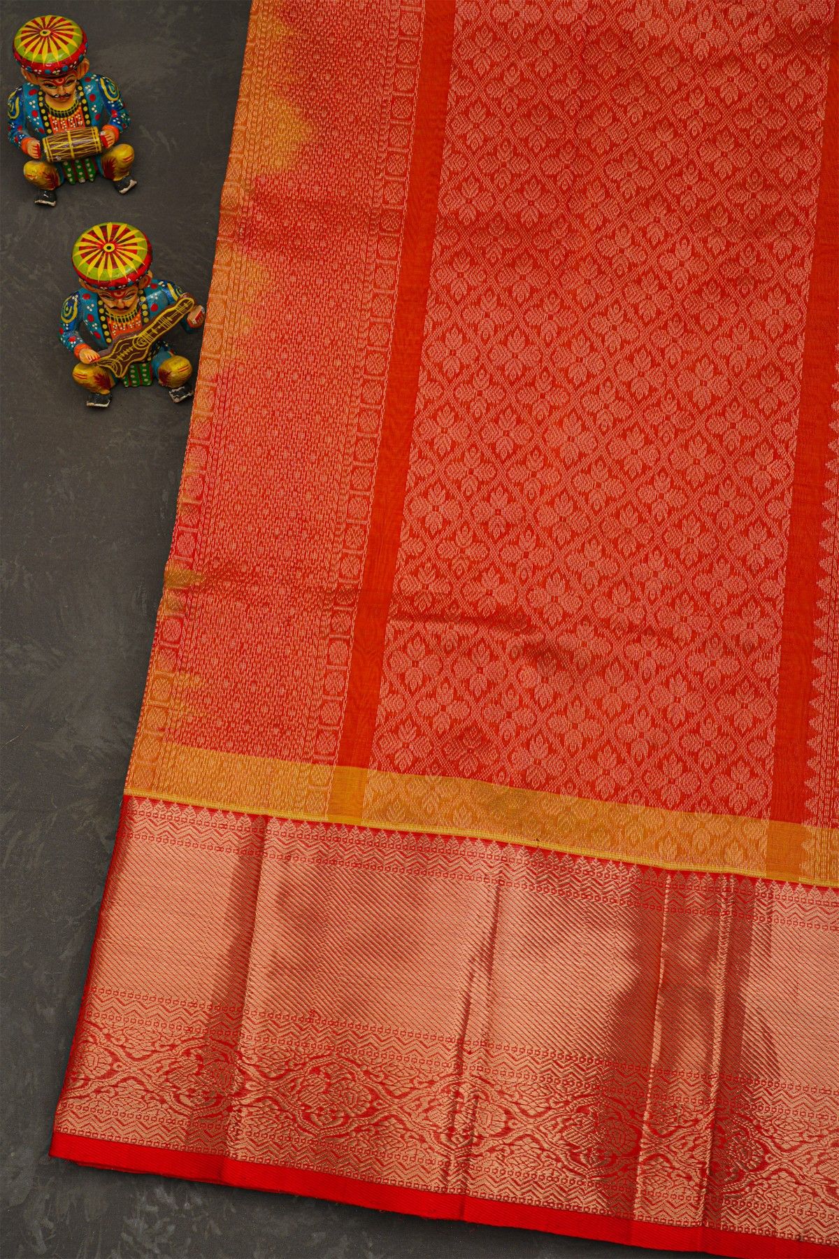 Kuppadam Sico Lime Green Saree