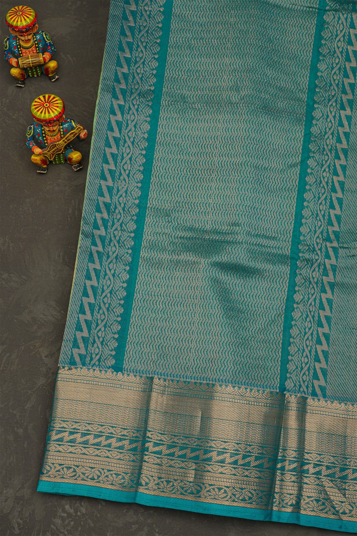 Kuppadam Sico Sea Green Saree