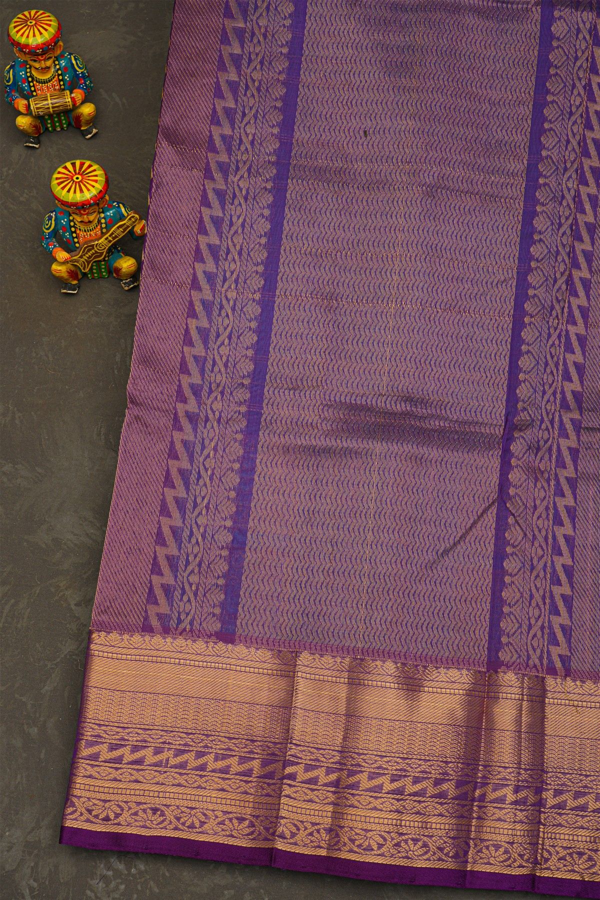 Kuppadam Sico Sea Blue Saree