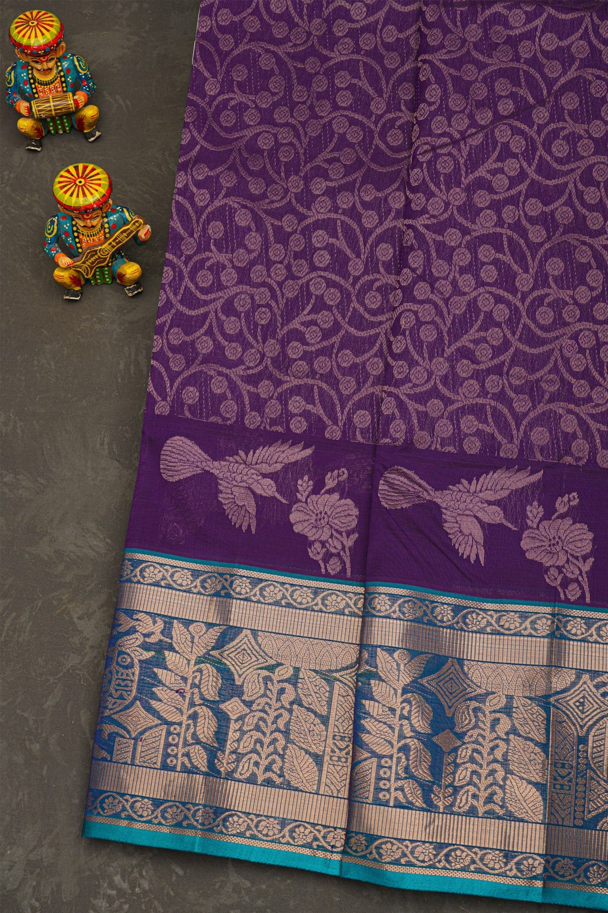 Kuppadam Sico Purple Saree