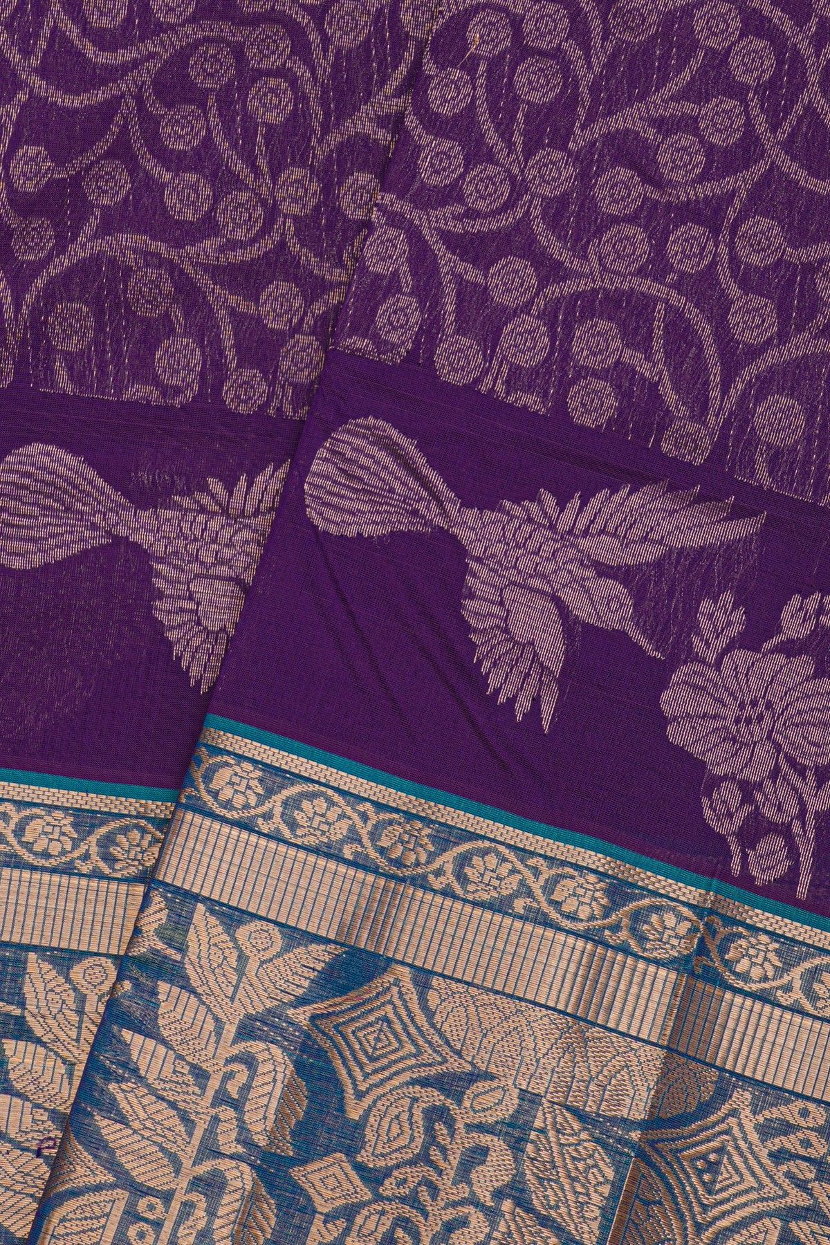 Kuppadam Sico Purple Saree
