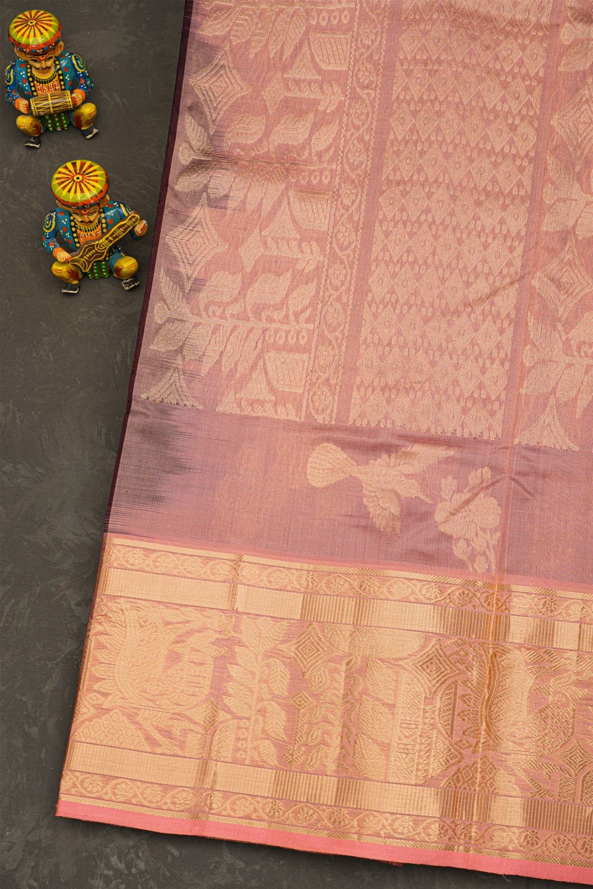 Kuppadam Sico Brown Saree