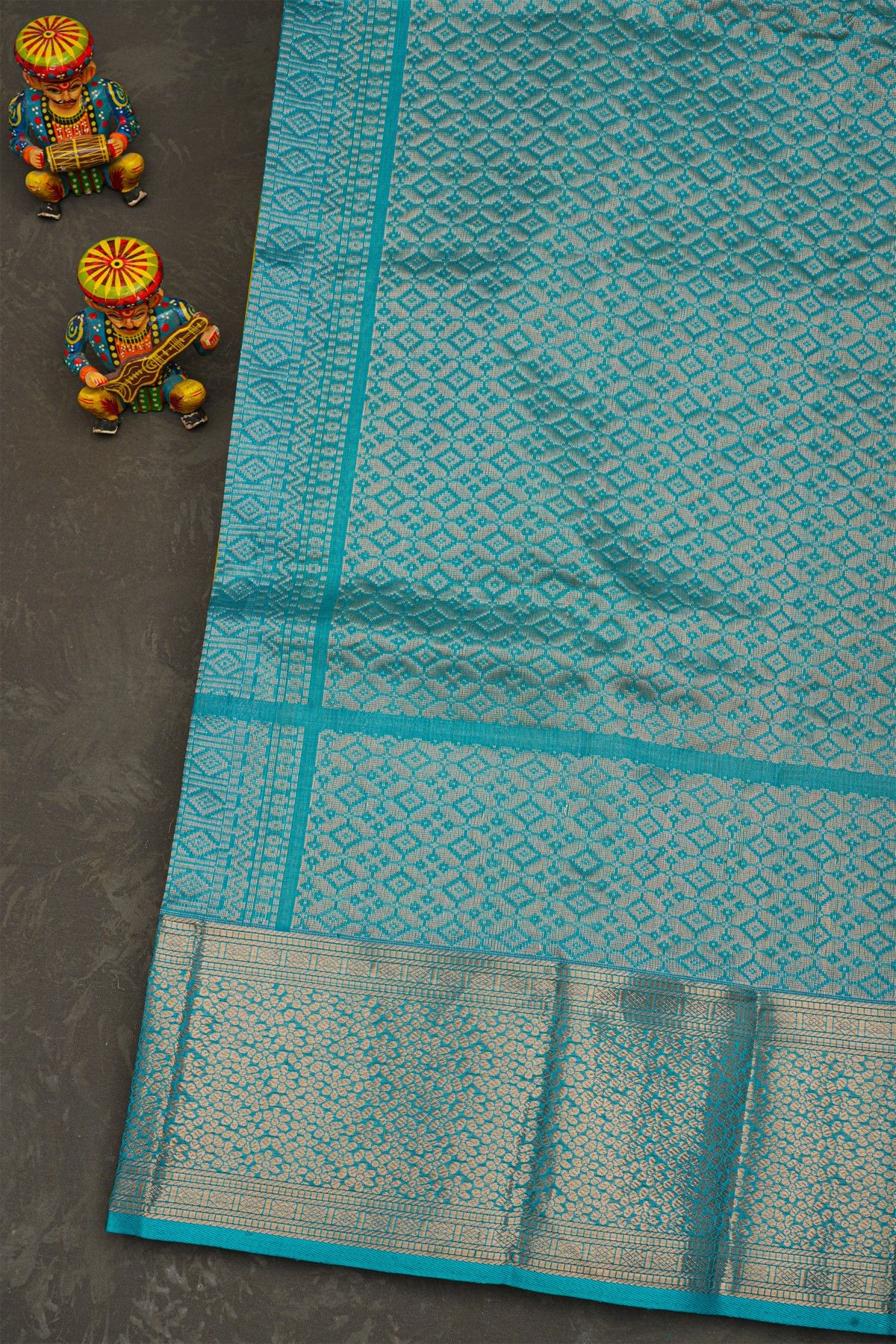 Kuppadam Sico Mustard Yellow Saree