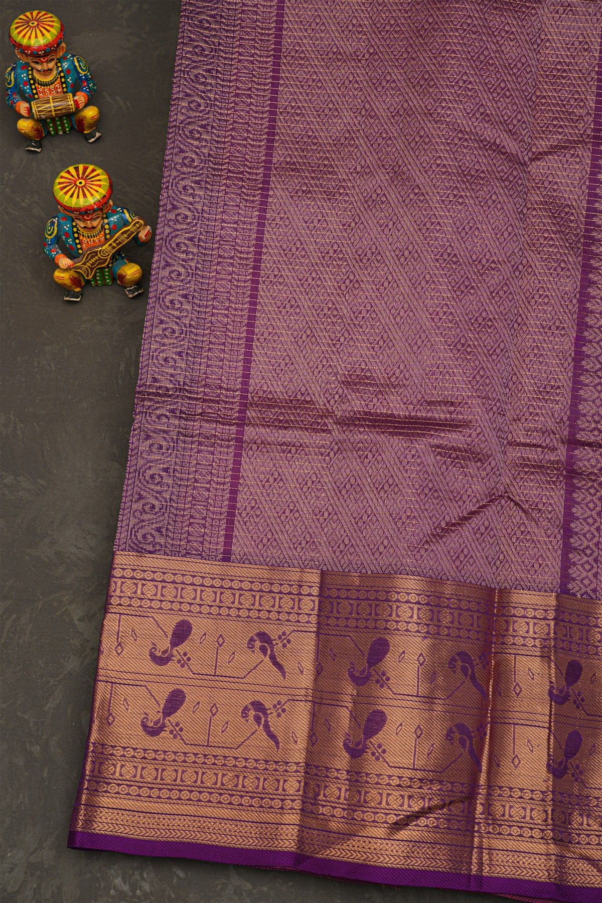 Kuppadam Sico Peach Saree