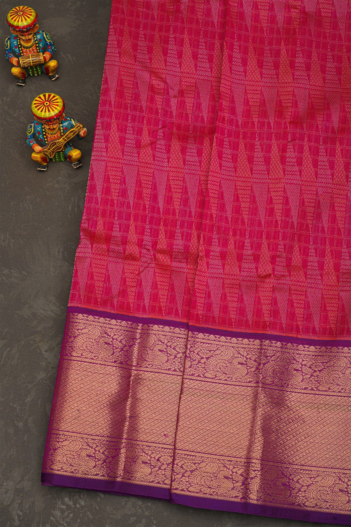 Kuppadam Sico Pink Saree