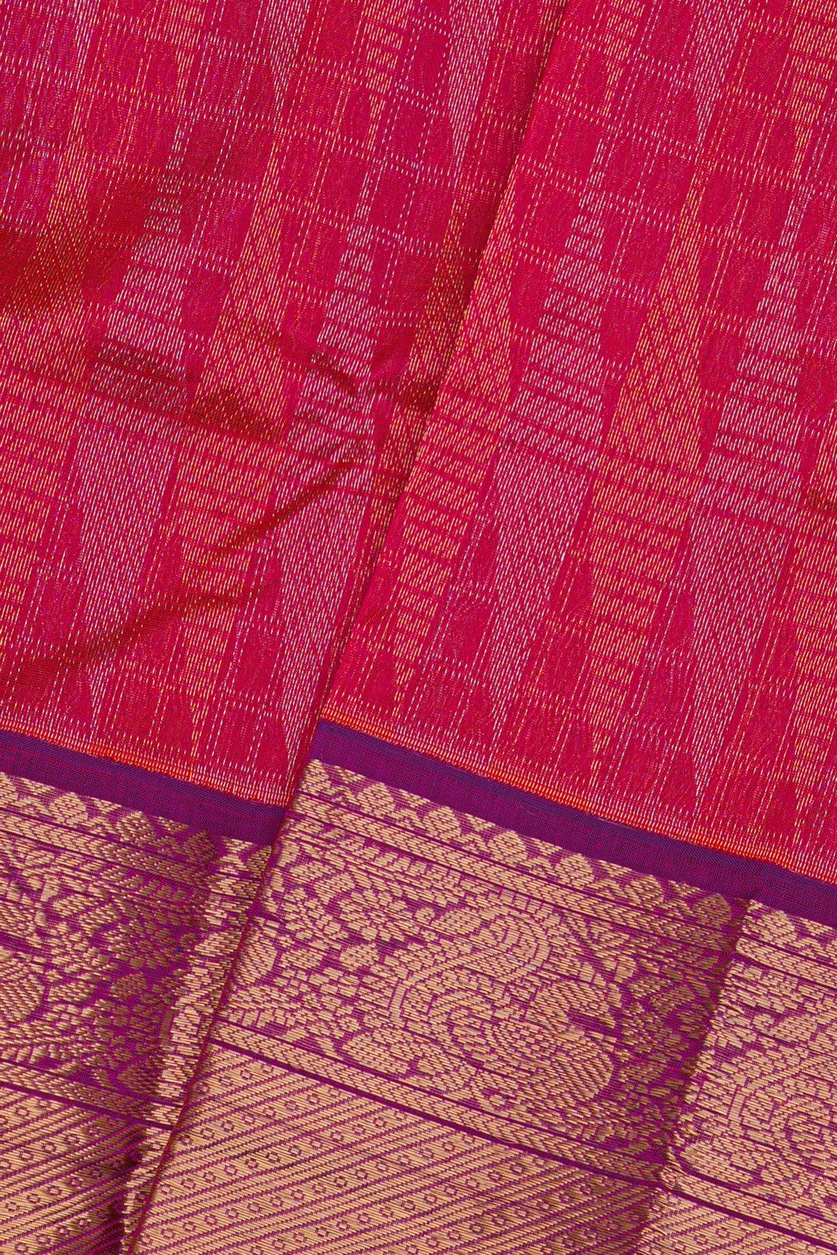 Kuppadam Sico Pink Saree