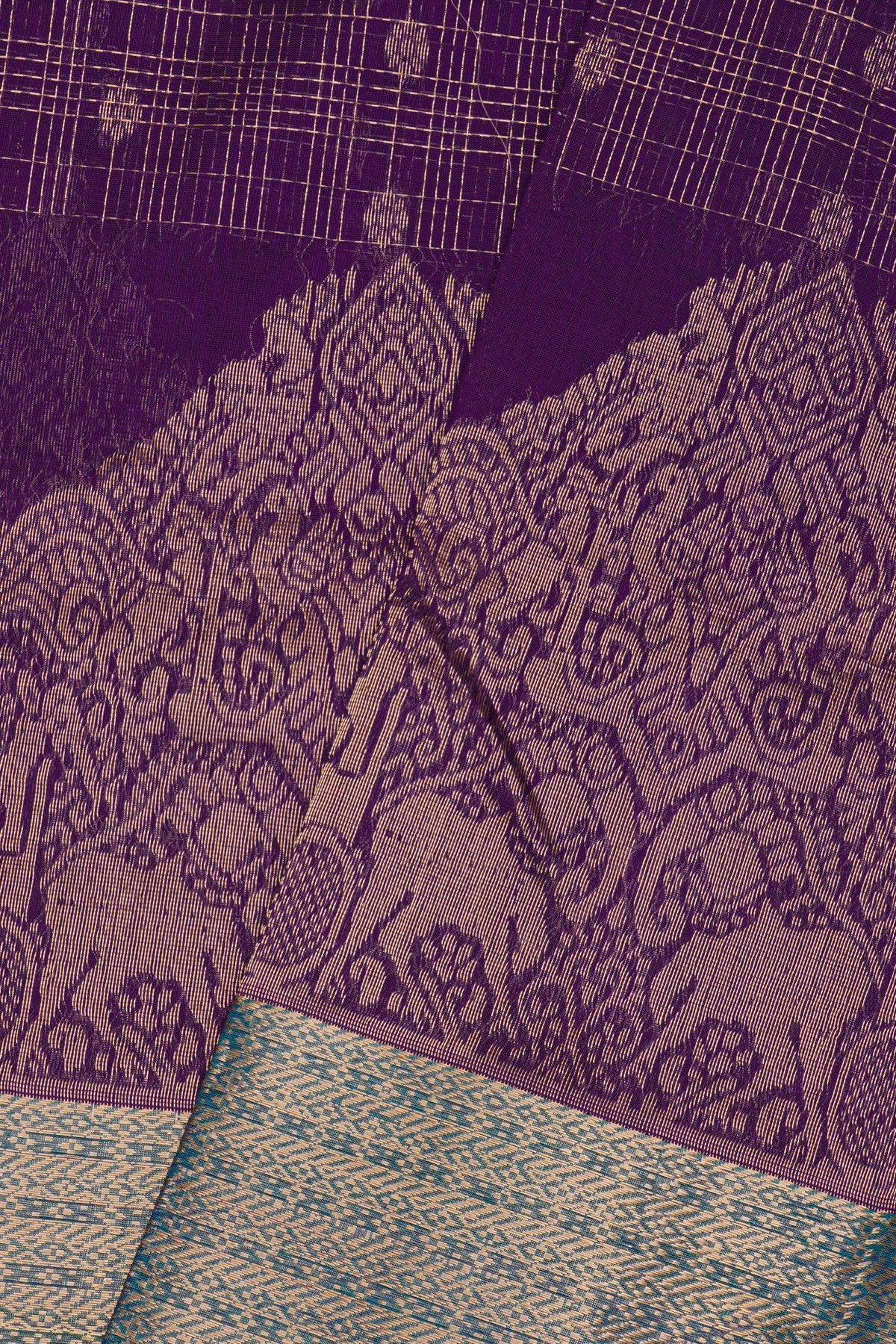 Kuppadam Sico Violet Saree