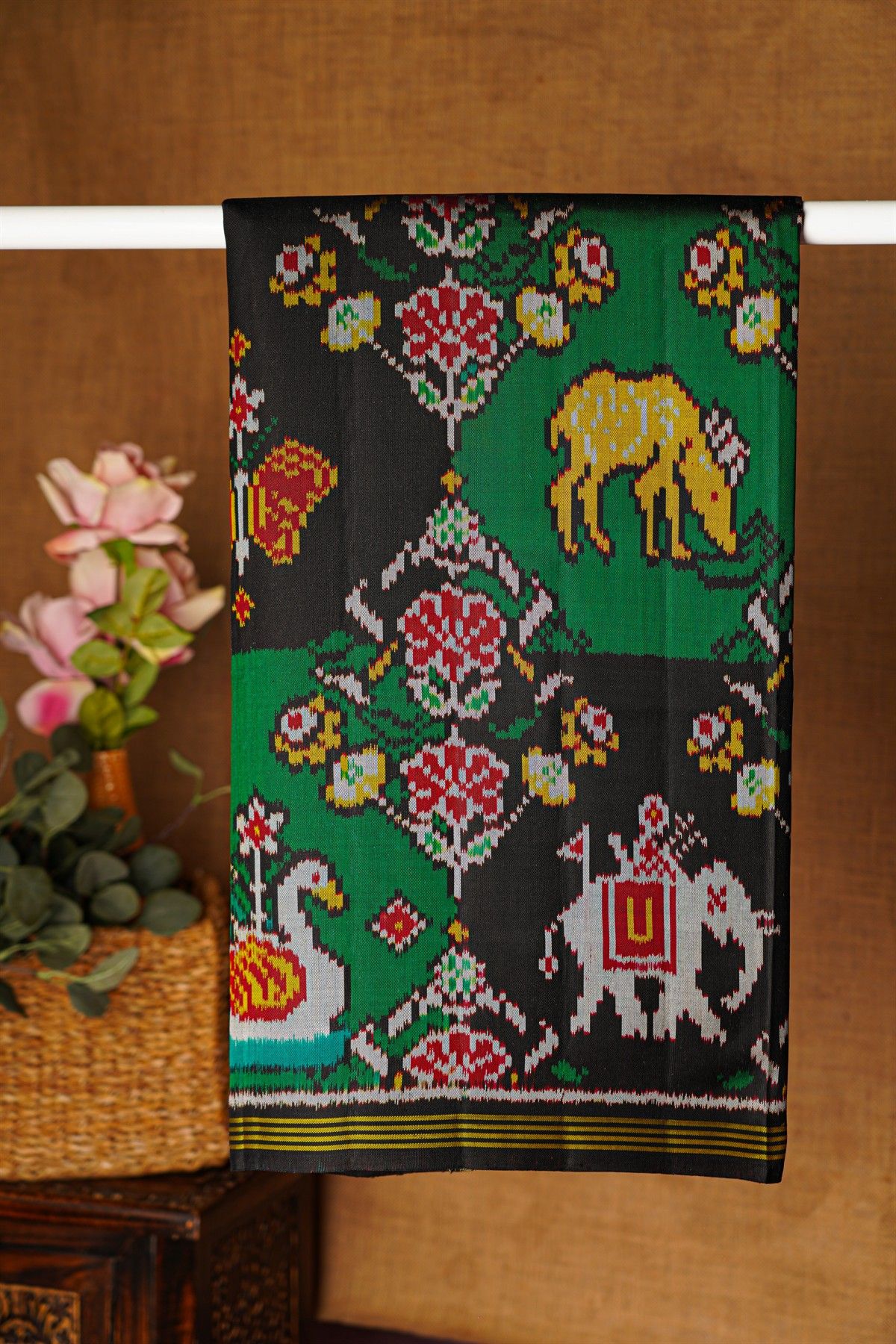 Patola Silk Multi-Colour Saree