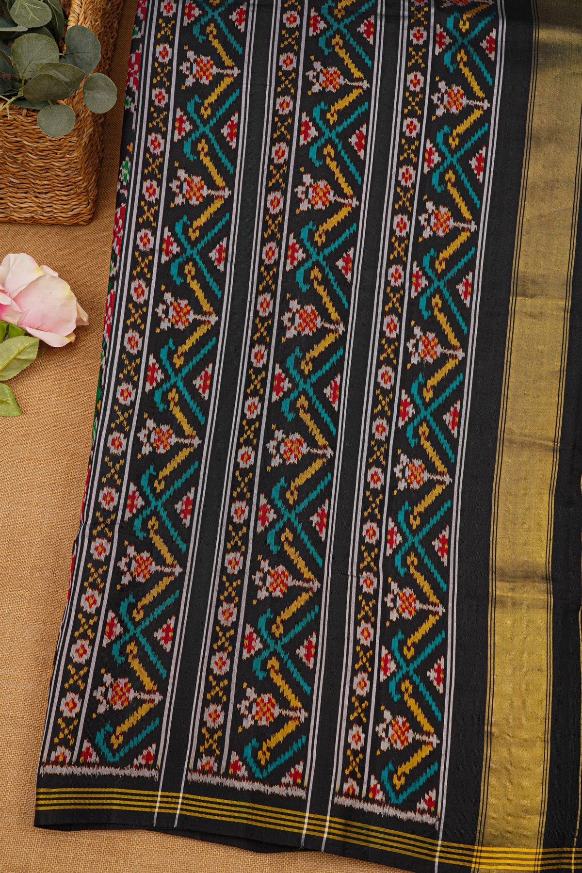 Patola Silk Multi-Colour Saree