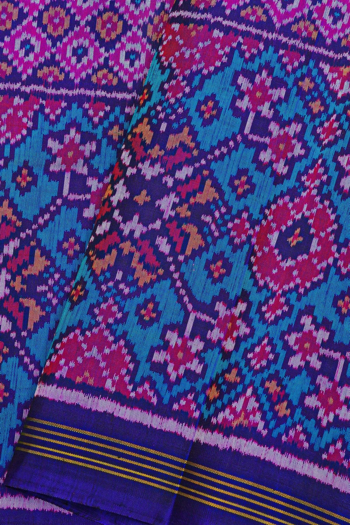 Patola Silk Lavender Saree