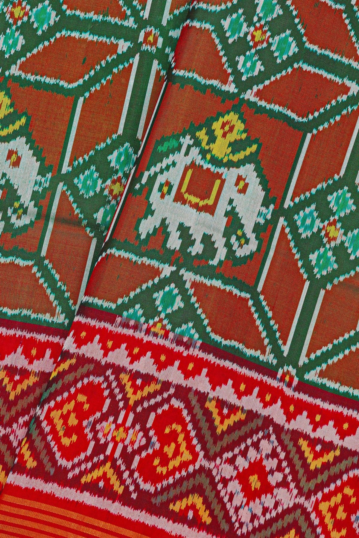 Patola Silk Dual Colour Saree