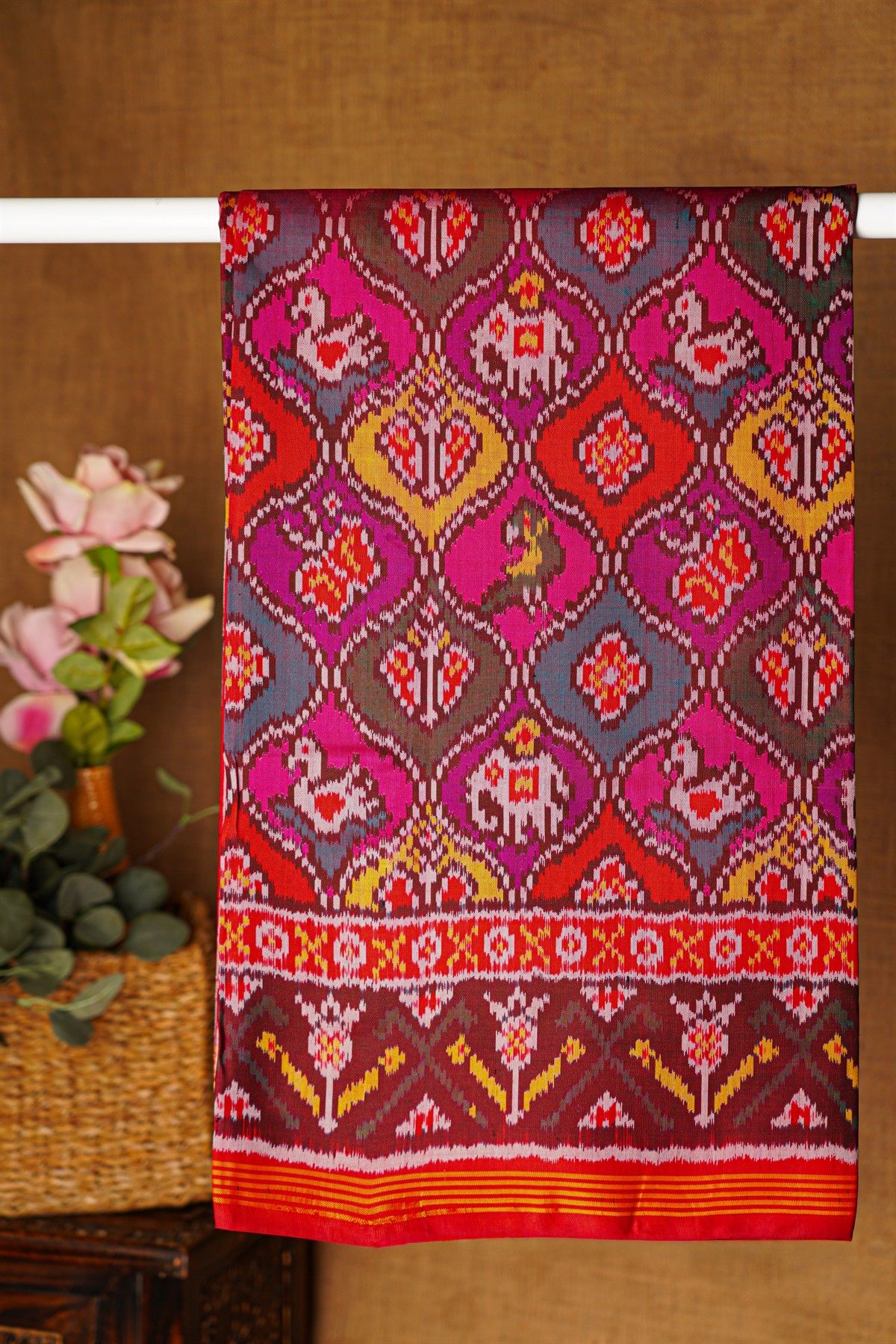 Patola Silk Multi-Colour Saree