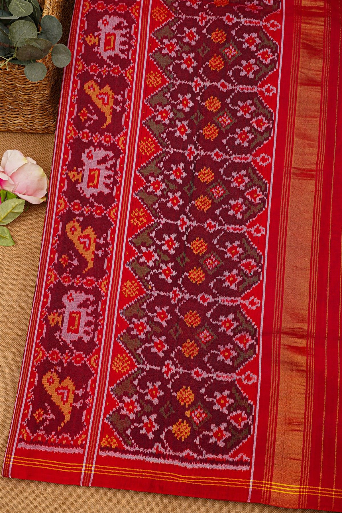 Patola Silk Multi-Colour Saree