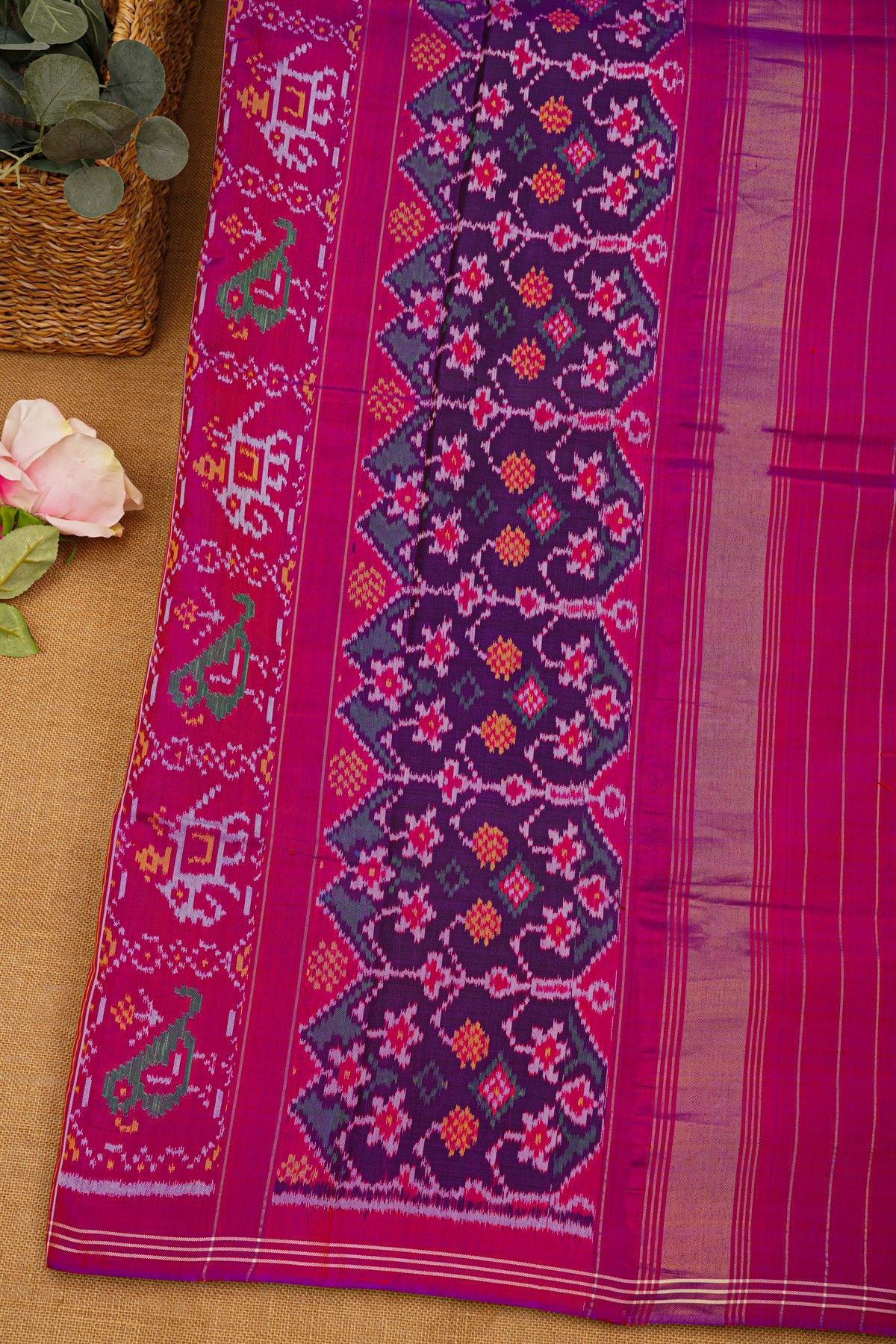 Patola Silk Purple Saree