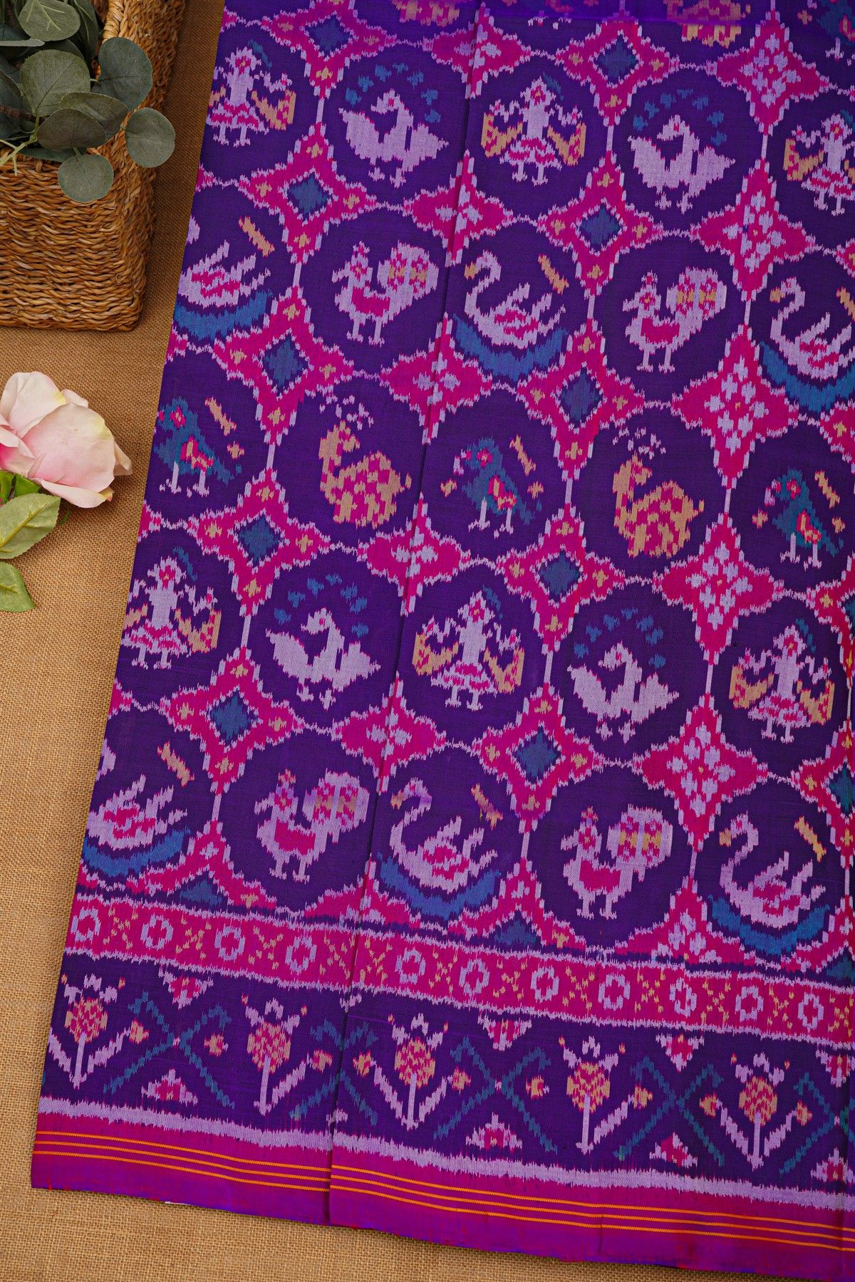 Patola Silk Multi-Colour Saree