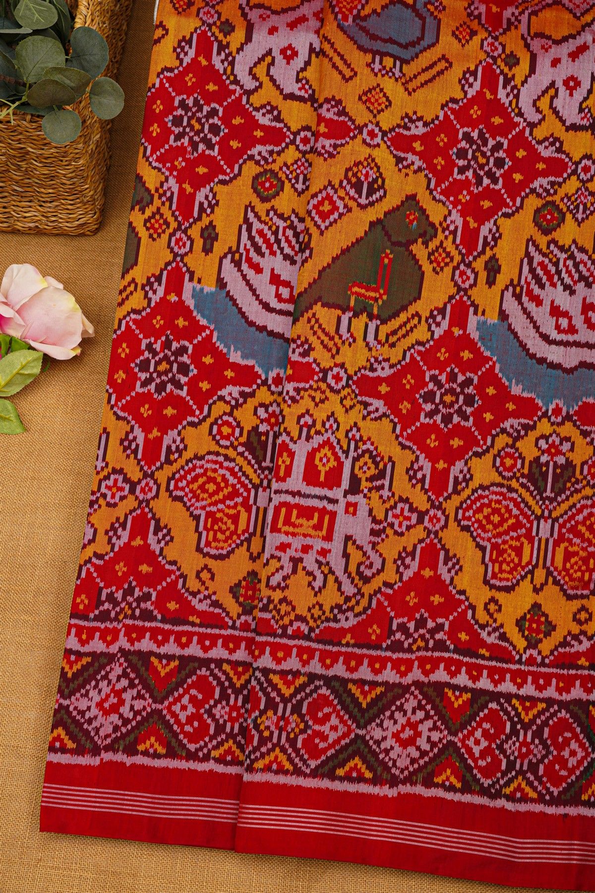 Patola Silk Multi-Colour Saree