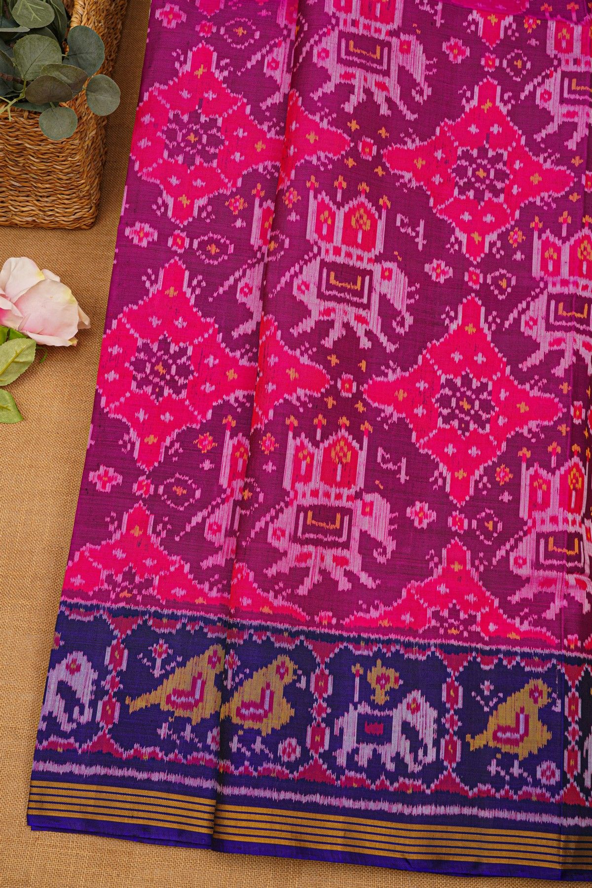 Patola Silk Multi-Colour Saree