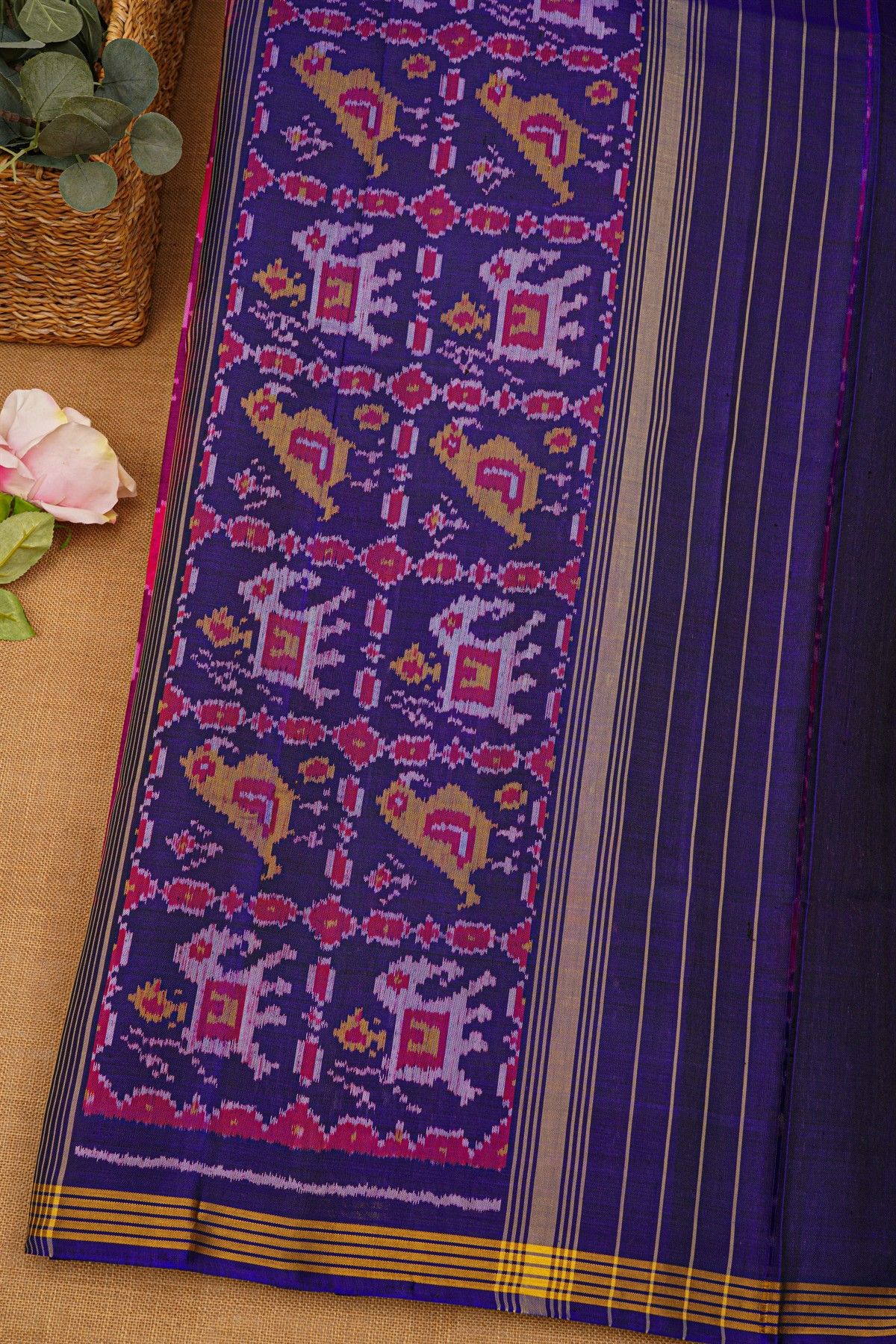 Patola Silk Multi-Colour Saree