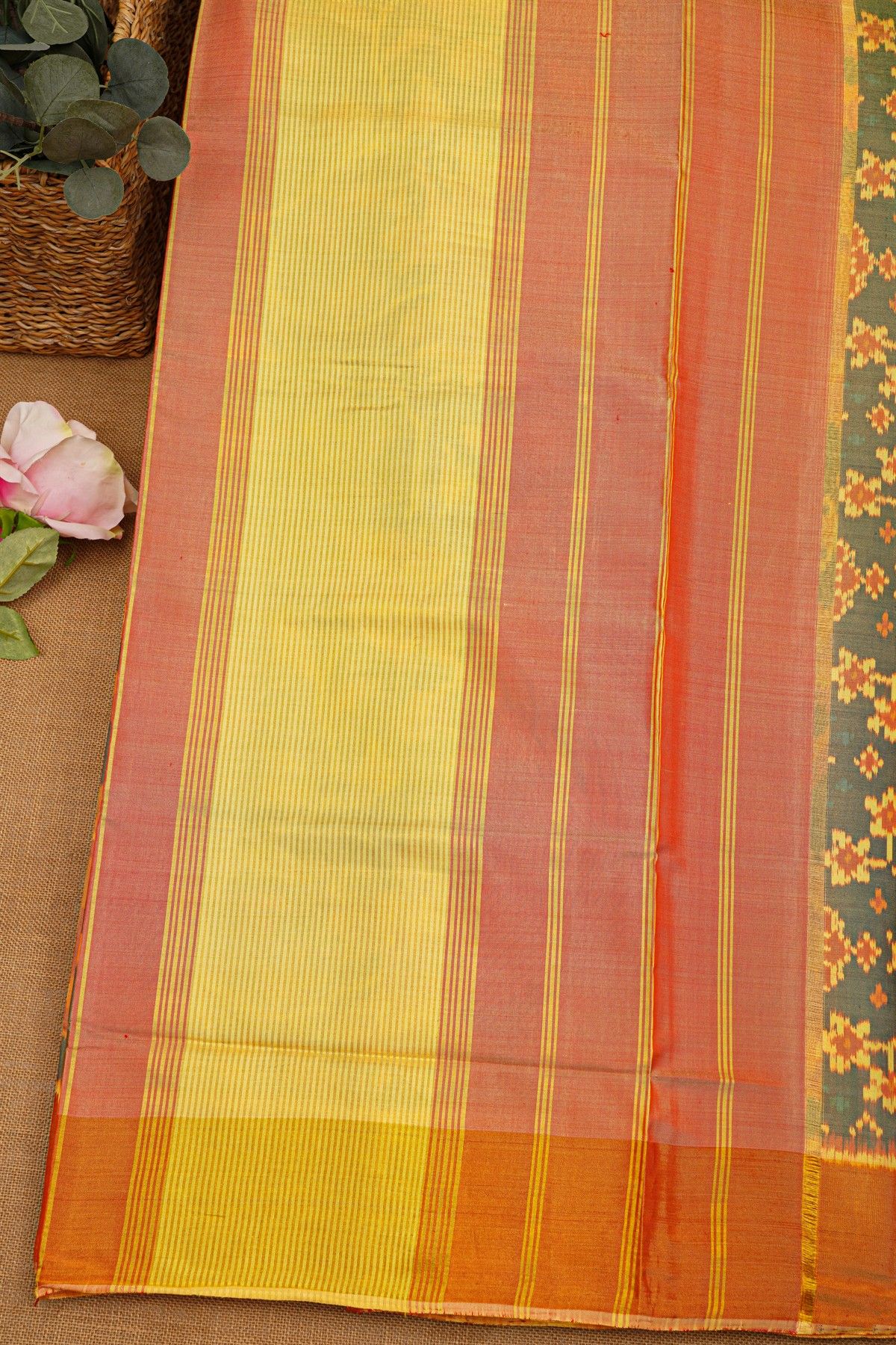 Patola Silk Grey Saree