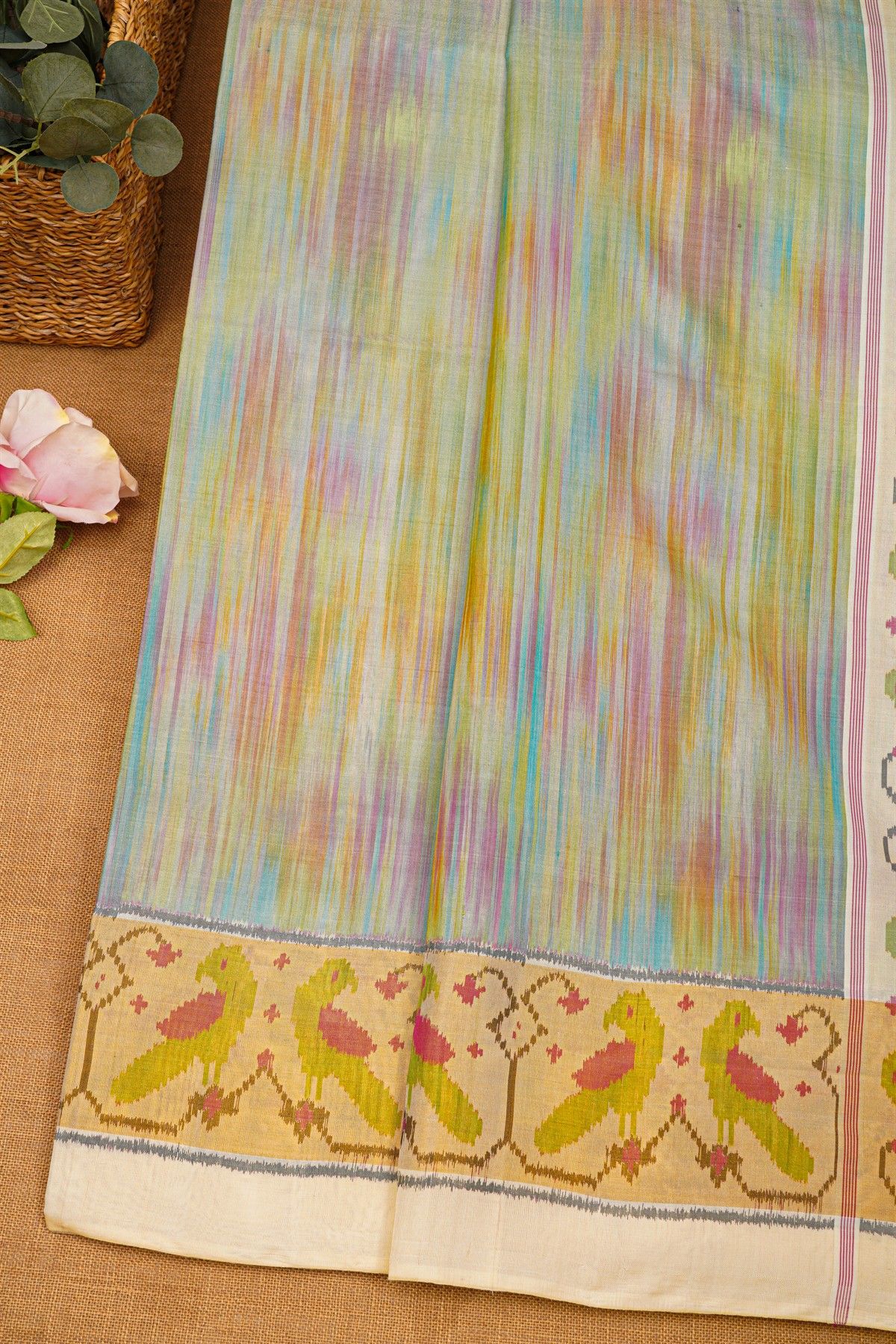 Patola Silk Multi-Colour Saree
