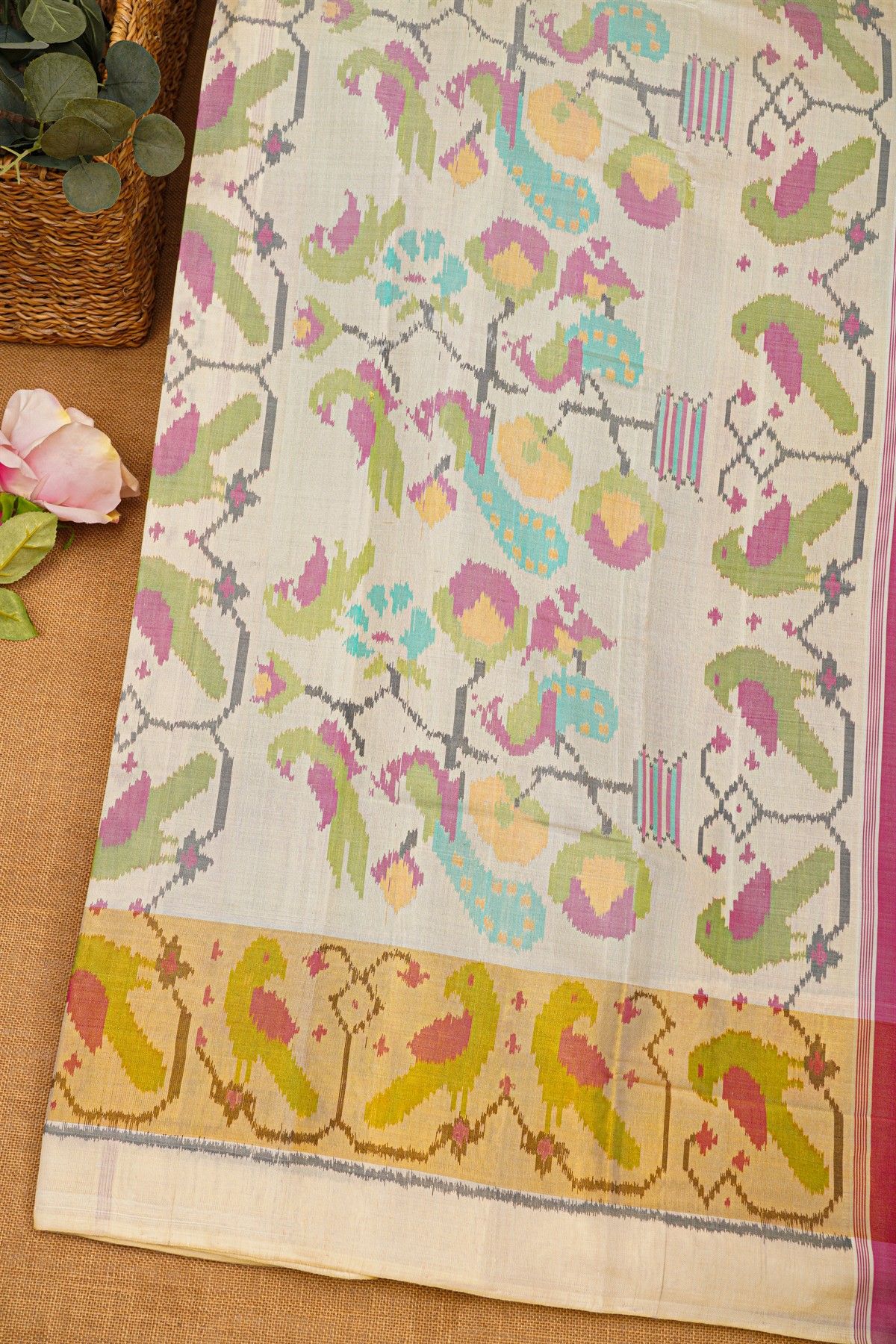 Patola Silk Multi-Colour Saree