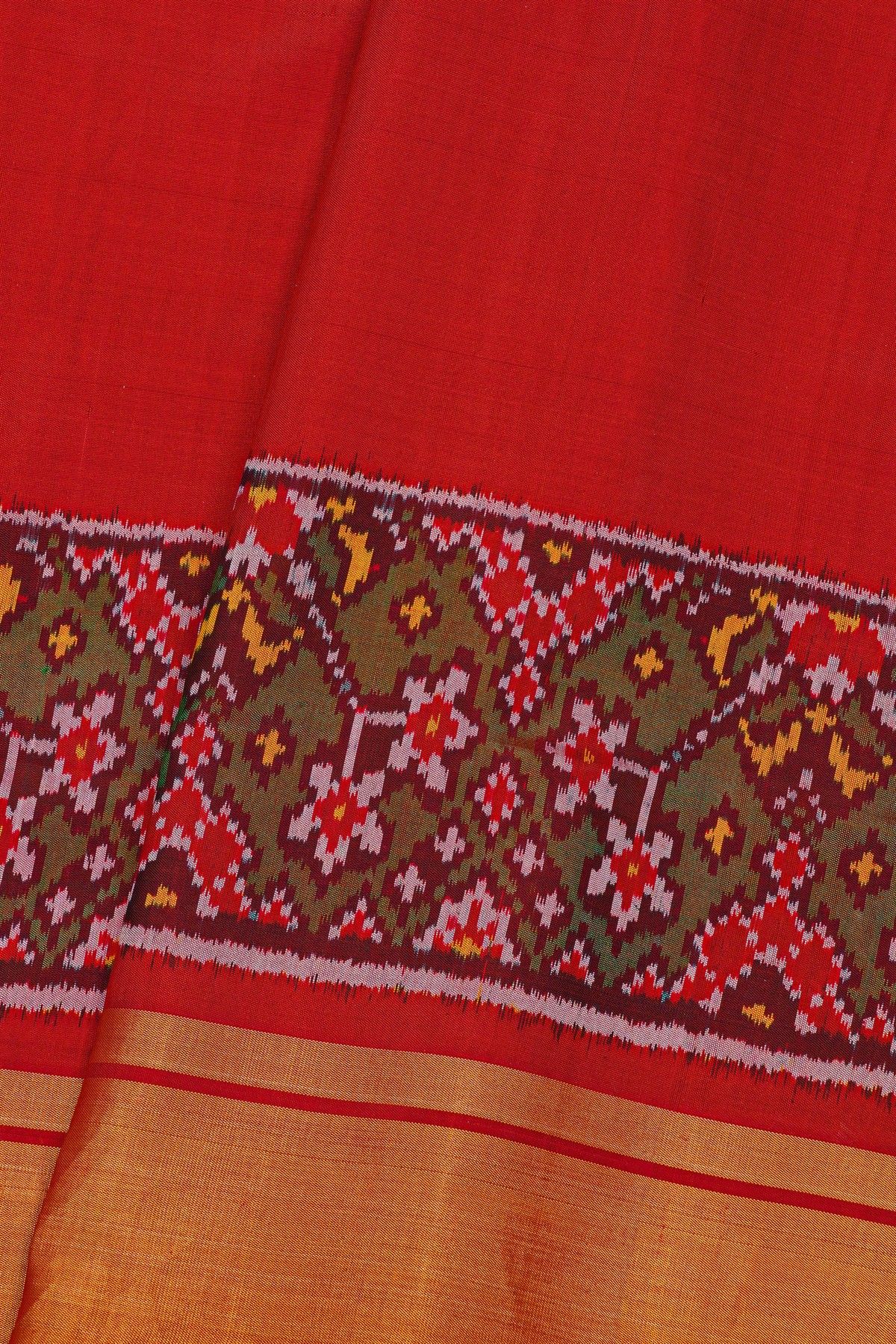 Patola Silk Red Saree