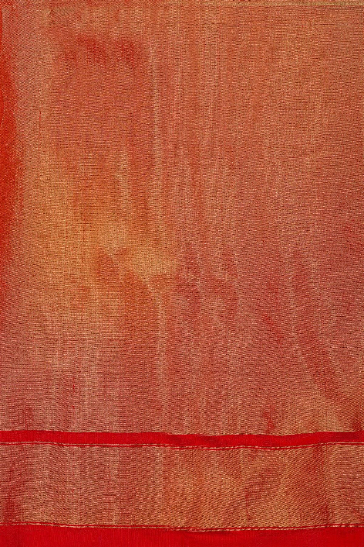 Ikat Silk Off White Saree
