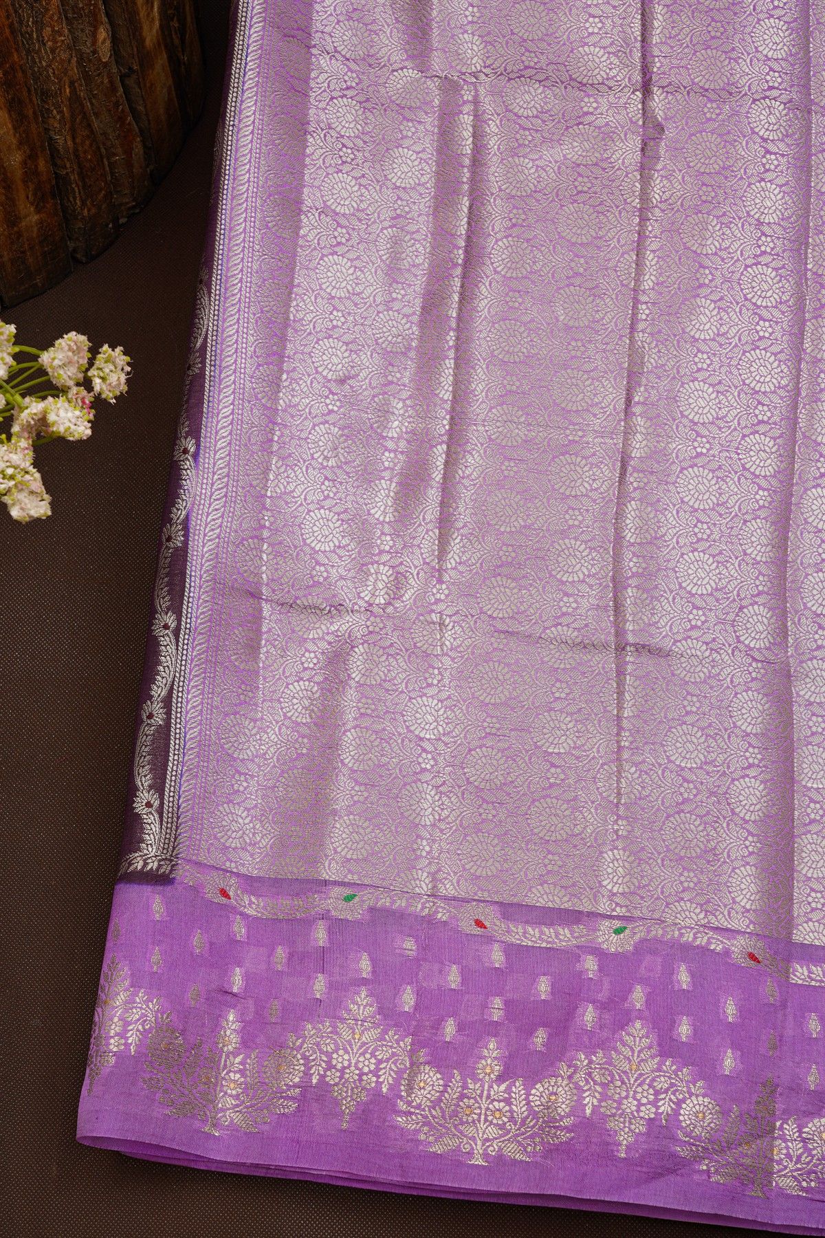 Fancy Matka Silk Wine Saree