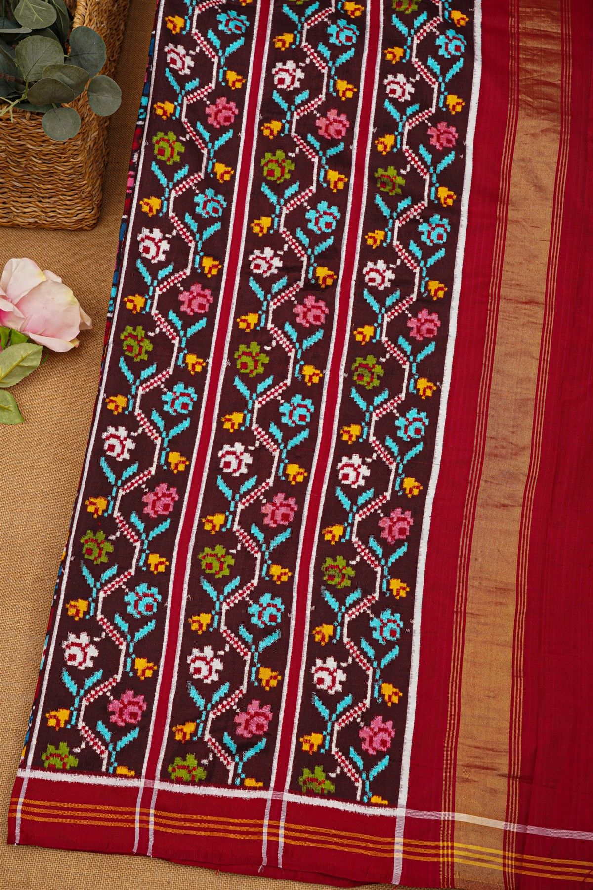 Patola Silk Multi-Colour Saree